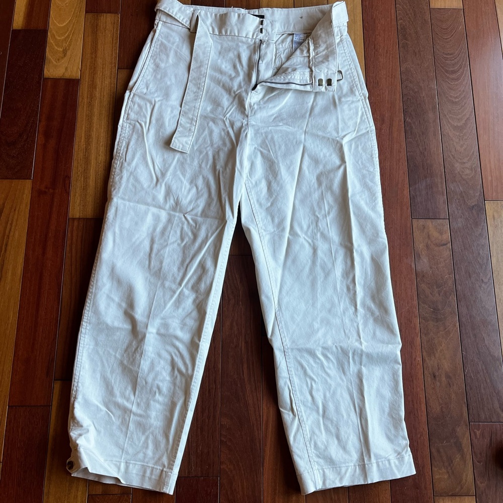 Banana Republic Women's Cream Trousers